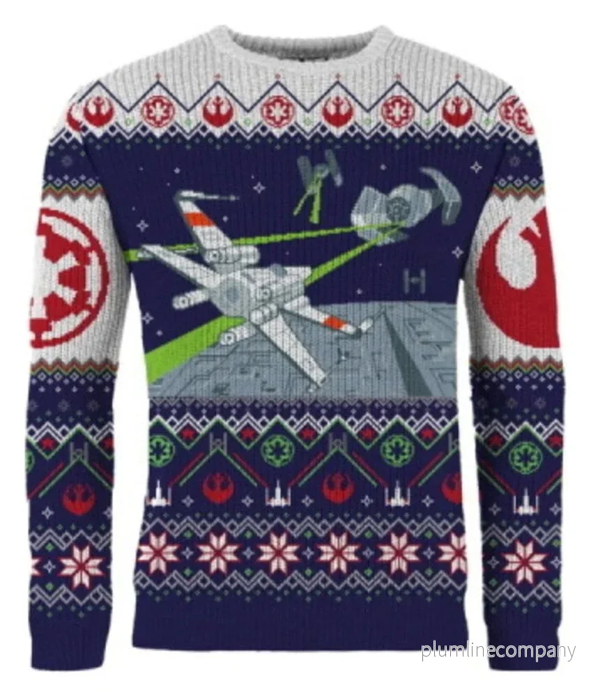 Star Wars-jultröja med X-Wing mot TIE Fighter i storlek L - Bild 2