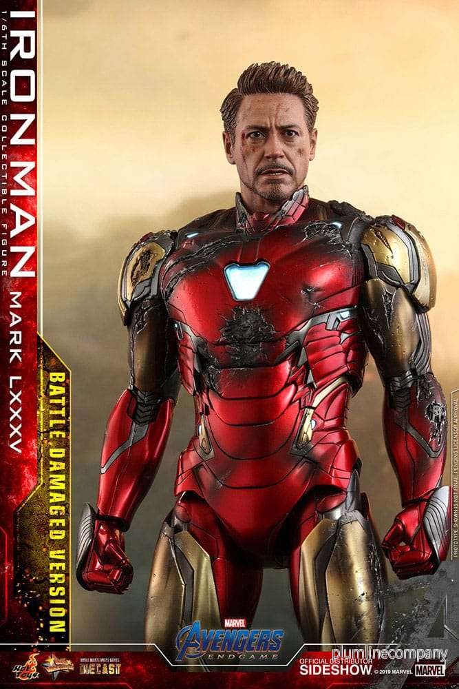Avengers: Endgame Movie Masterpiece Diecast Actionfigur 1/6 Iron Man Mark LXXXV (Battle Damaged Version) Special Edition 32 cm - Bild 2