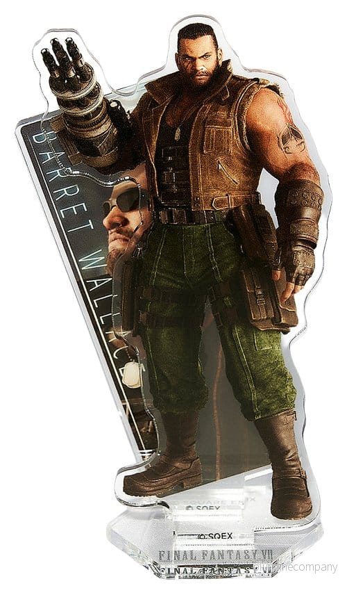 Final Fantasy VII Rebirth Akrylfigursställ Barret Wallace 10 cm Final Fantasy VII Rebirth Akrylfigursställ Barret Wallace 10 cm