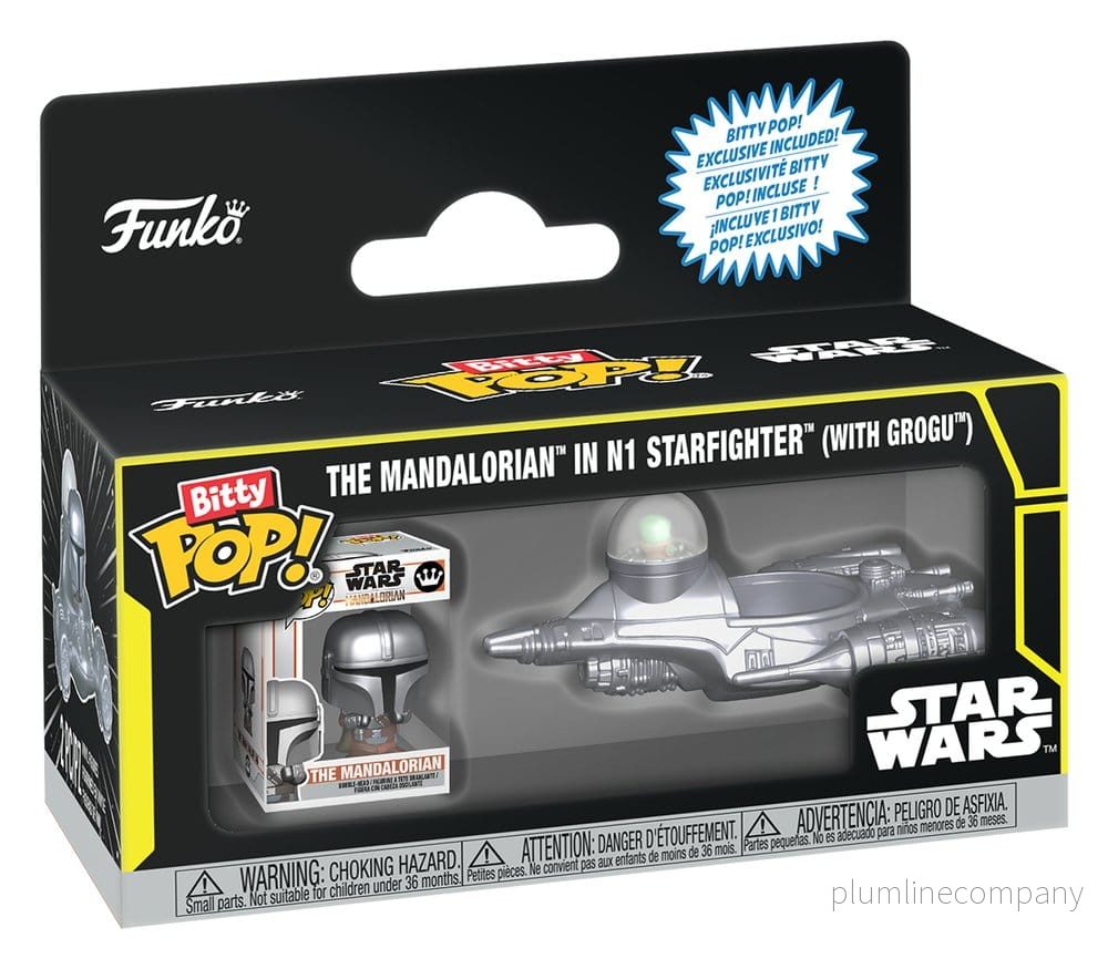 Star Wars Bitty POP! Ride Figur N1 med Mando 2,5 cm - Bild 2