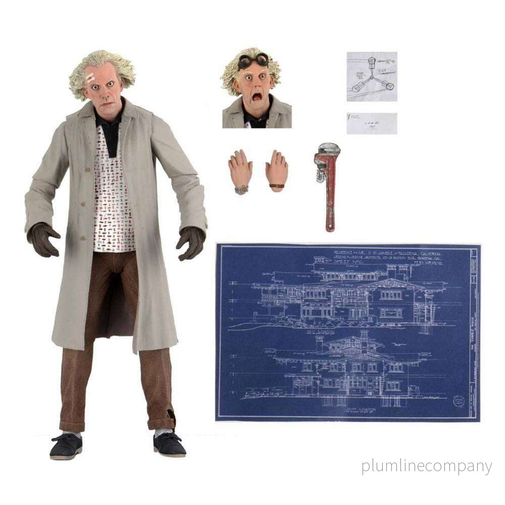 Back to the Future Action Figure Ultimate Doc Brown 18 cm Back to the Future Action Figure Ultimate Doc Brown 18 cm