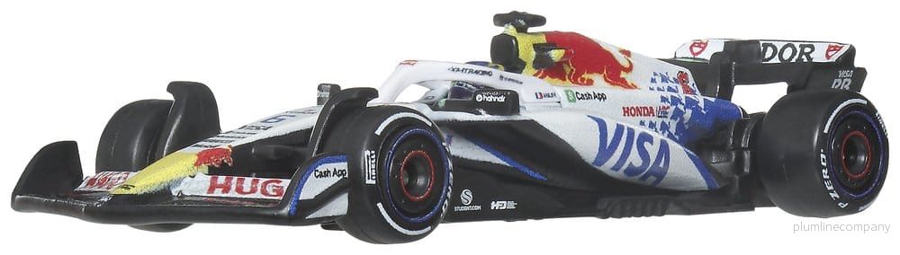 Formula 1 Hot Wheels Premium Die-Cast Fordon 2-Pack 1:64 Team Visa Cash App Racing Bulls - Bild 3