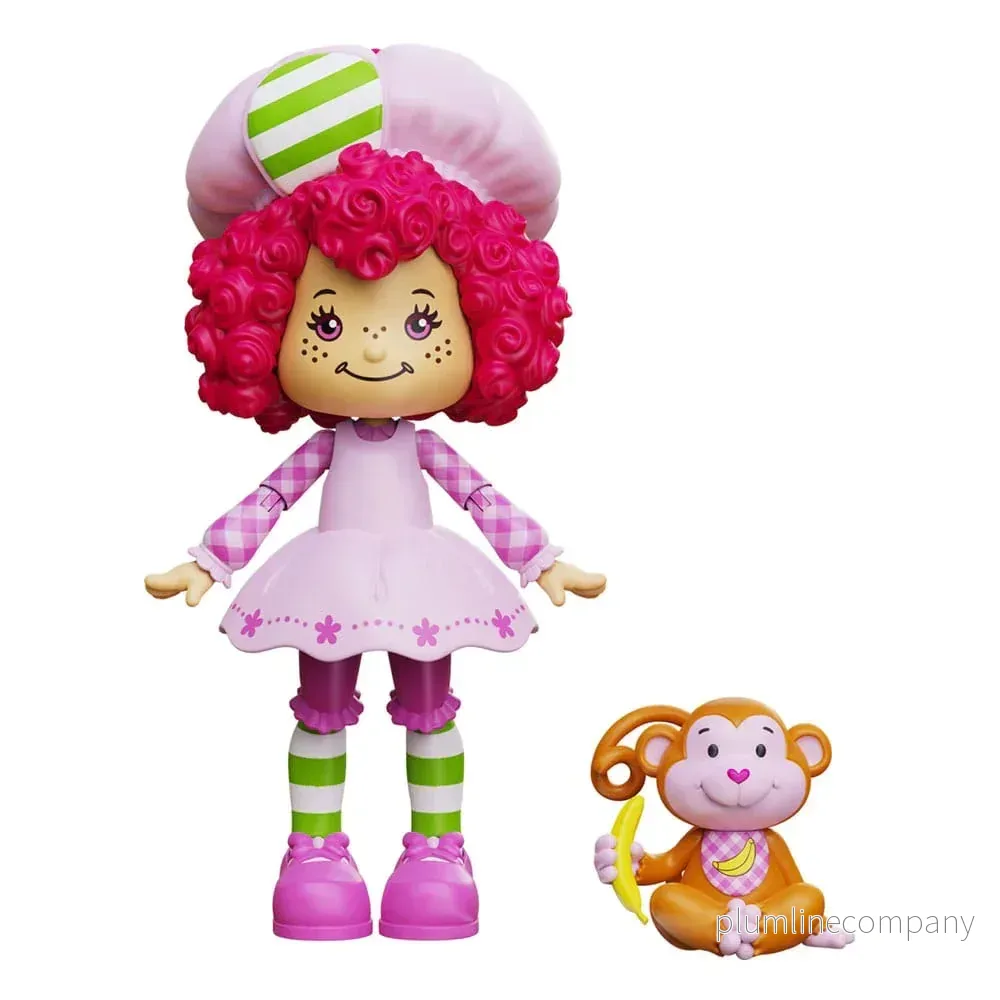 Strawberry Shortcake Simply Action Figur Raspberry Tart & Rhubarb Monkey - Bild 2
