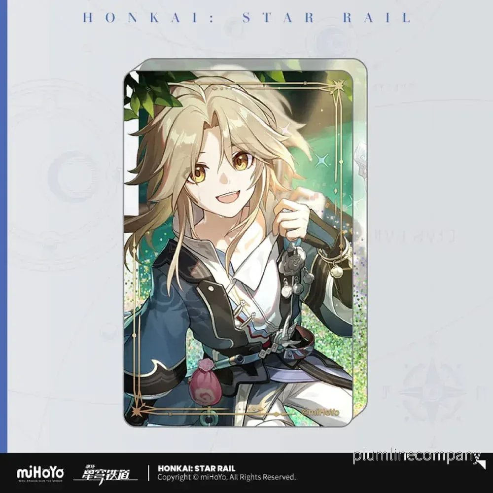 Honkai: Star Rail Light Cone Acryl Ornament med Glitter: River Flow In Spring 9 cm