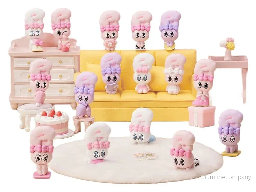 Esther Bunny Blind Box Minifigurer Liten Vlog Kanin Ansikte Serien 6 cm Display (6) Esther Bunny Blind Box Minifigurer Liten Vlog Kanin Ansikte Serien 6 cm Display (6)