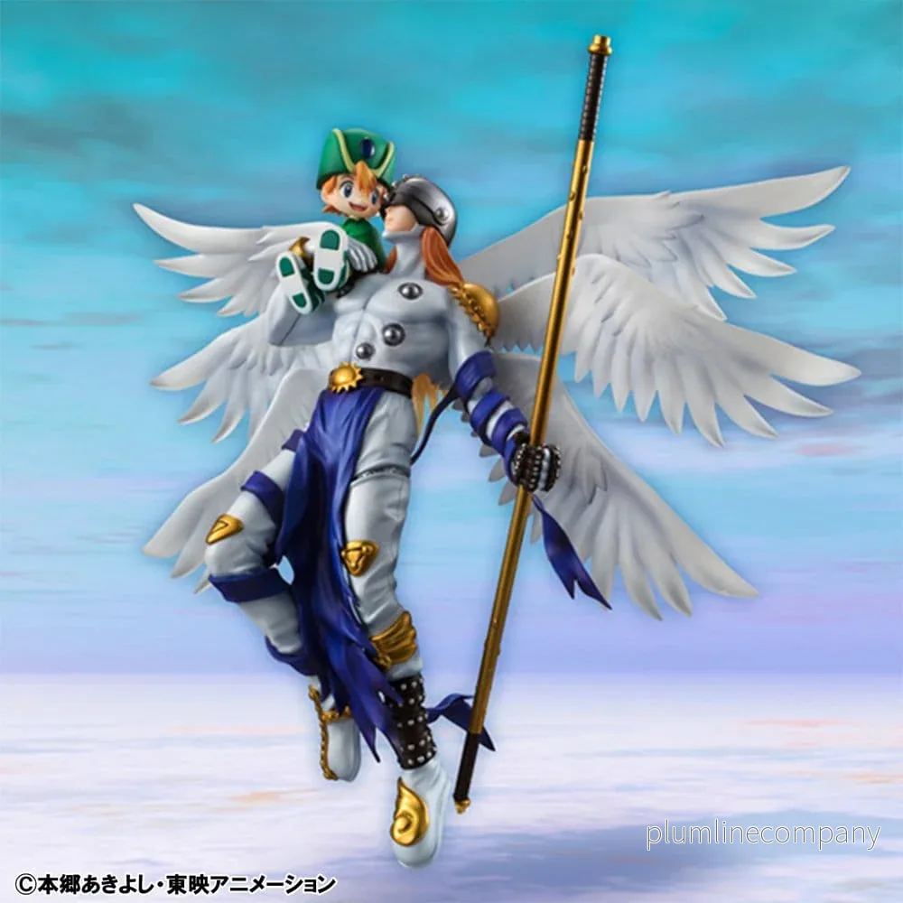 Digimon Adventure G.E.M. Serien PVC-figur Angemon & Takeru Takaishi 22 cm (upprepad)