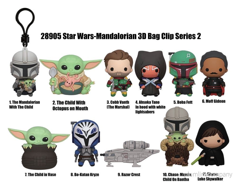 Star Wars Mandalorian 3D Skumväskklipp Serie 2 Display (24) - Bild 3