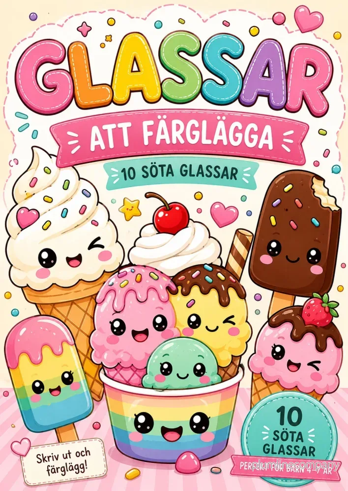 10 söta glassar 10 söta glassar
