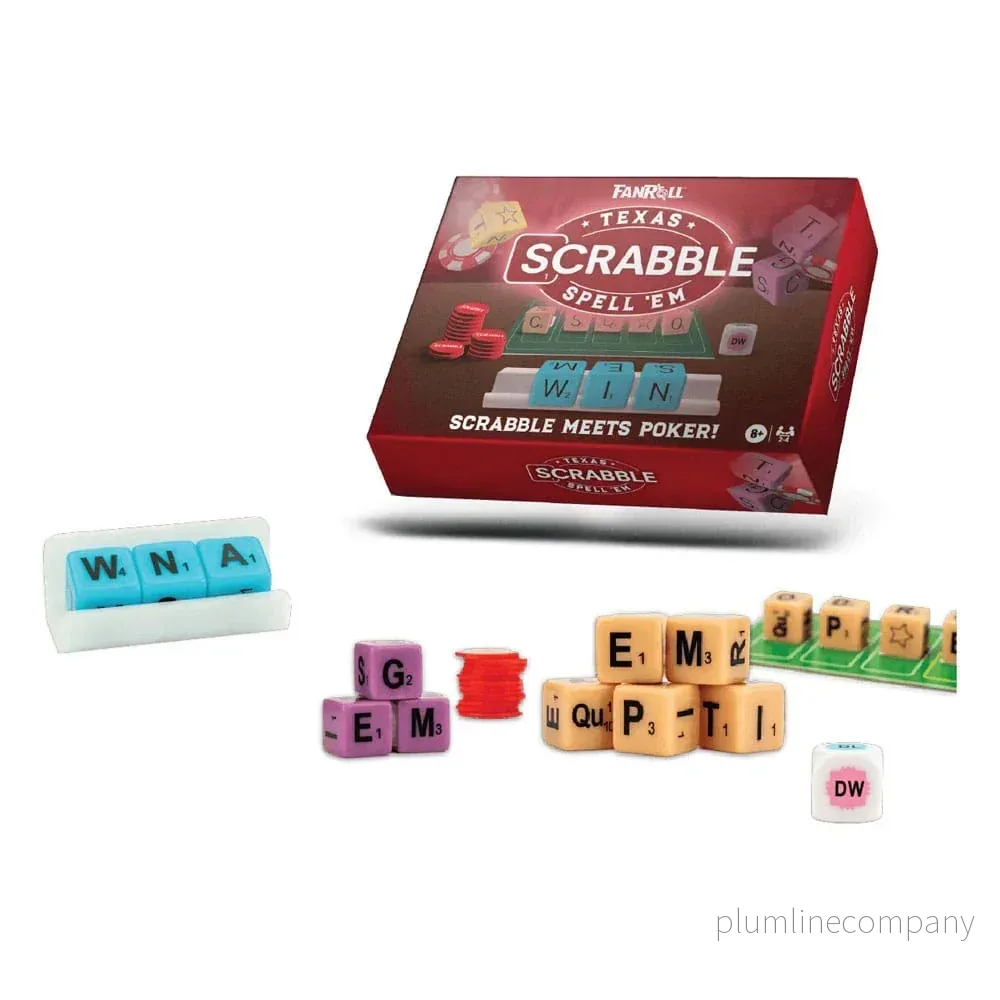 FanRoll Hasbro Game Scrabble Texas Spell Em - Bild 2