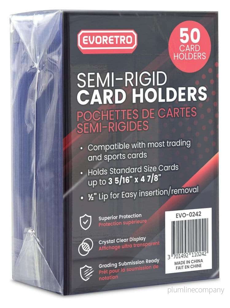 Evoretro Card Holders 200-pack semi-rigida 8 x 12 cm Evoretro Card Holders 200-pack semi-rigida 8 x 12 cm