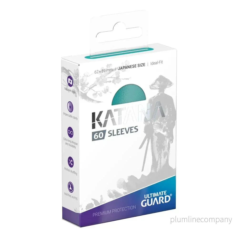 Ultimate Guard Katana Sleeves - Japansk Storlek (60) - Turkos
