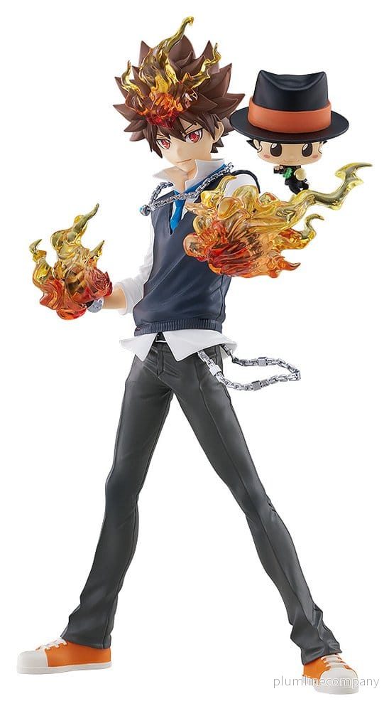 Katekyo Hitman Reborn Pop Up Parade SP PVC-figurer 2-pack Tsunayoshi Sawada & Reborn, 24 cm Katekyo Hitman Reborn Pop Up Parade SP PVC-figurer 2-pack Tsunayoshi Sawada & Reborn, 24 cm