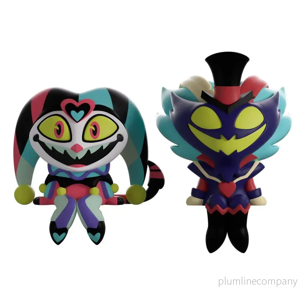 Helluva Boss Figurer Fizz & Ozzie Monitor Buddiez Helluva Boss Figurer Fizz & Ozzie Monitor Buddiez