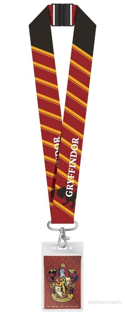 Harry Potter Deluxe Nyckelband med Kortfack Gryffindor