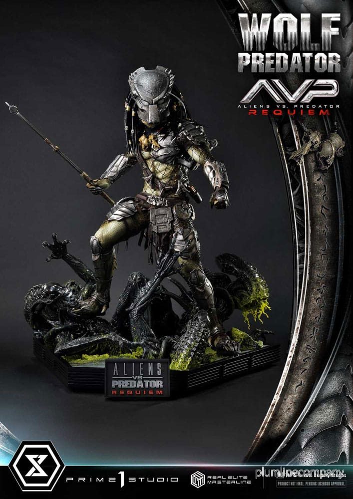 Alien vs. Predator Real Elite Masterline Series staty 1/3 Requiem Wolf Predator Deluxe Ver. 95 cm Alien vs. Predator Real Elite Masterline Series staty 1/3 Requiem Wolf Predator Deluxe Ver. 95 cm