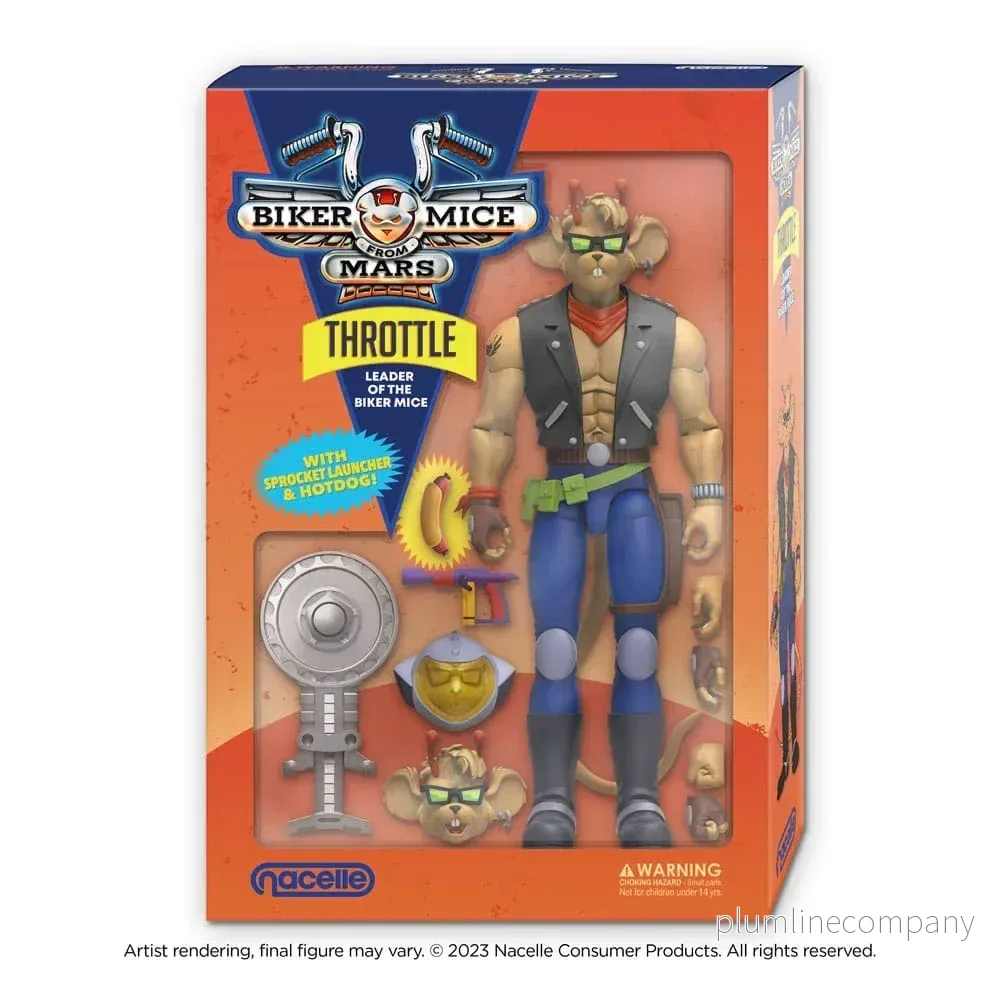 Biker Mice From Mars Actionfigur Throttle 18 cm - Bild 3
