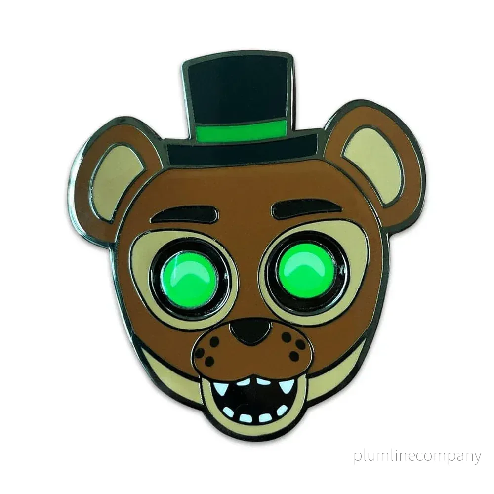 Five Nights at Freddy´s Pin Badge Popgoes The Weasel Glow in the Dark Spinning 5 cm - Bild 3