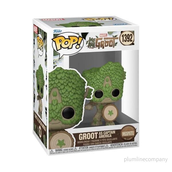 We Are Groot POP! Movies Vinyl Figur - Captain America 9 cm - Bild 3