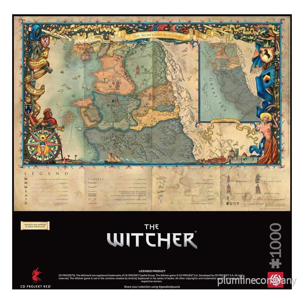 The Witcher 3 Gaming Pussel: De Norra Kungadömena (1000 bitar) - Bild 3
