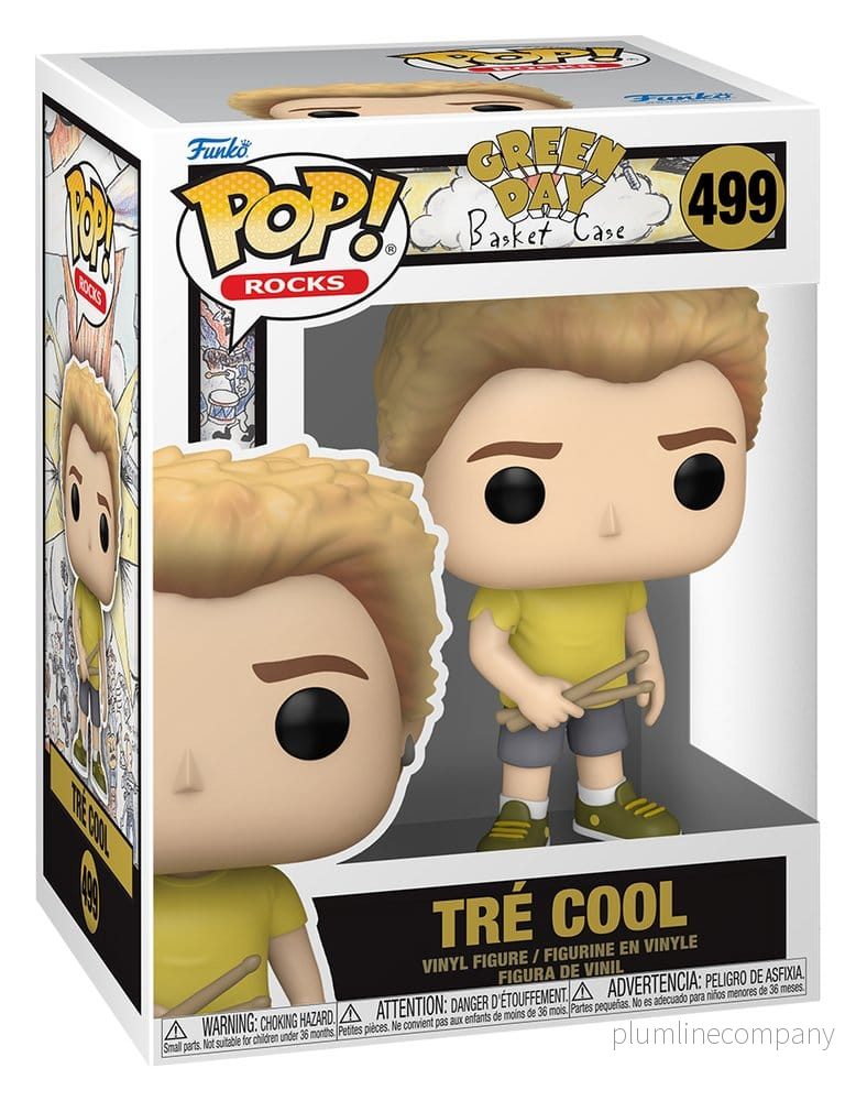 Green Day POP! Rocks Figur Tre Cool (Basket Case) 9 cm - Bild 3