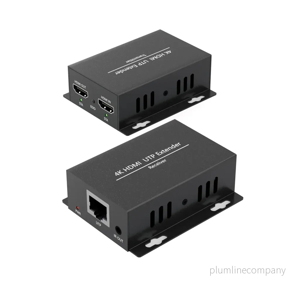 NÖRDIC HDMI Cat6 förlängning 40m 4K30Hz HD med loop EDID funktion HDMI Extension