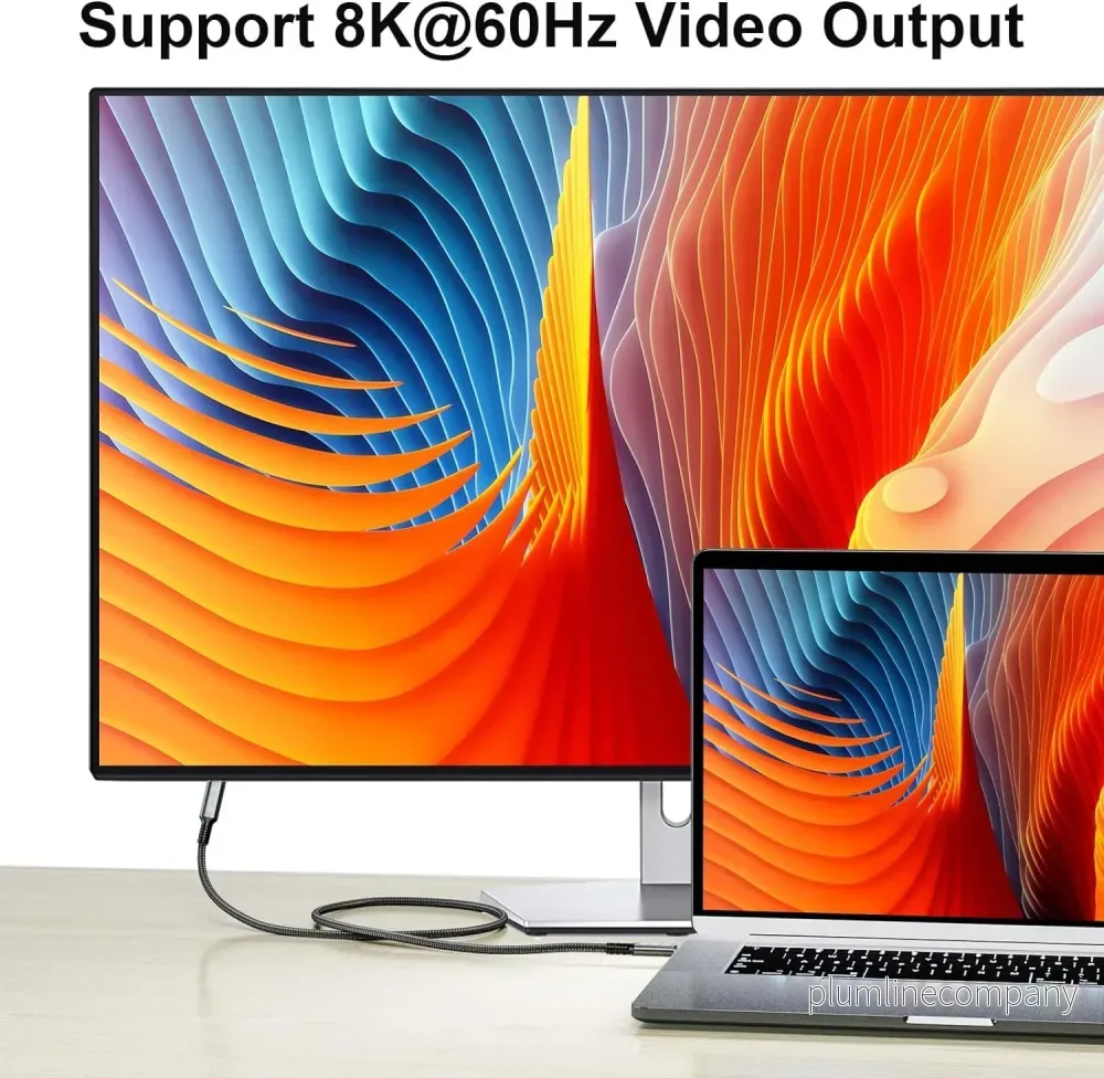 NÖRDIC USB 4 förlängningskabel 1m 40Gbps 240W 8K60Hz - Bild 2