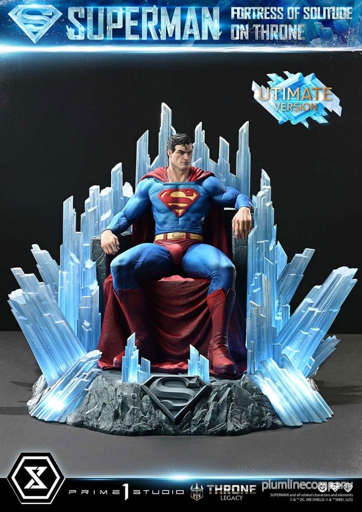 DC Comics Throne Legacy Collection Statue 1/4 Superman Fortress of Solitude on Throne (Design by Gabriele Dell'Otto) Ultimate Bonus Version