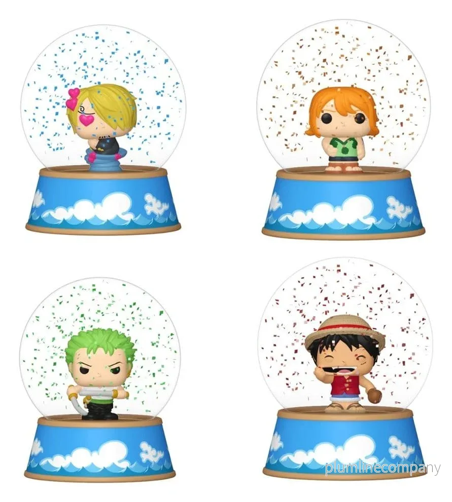 One Piece Minifigurer Glitterklot PDQ 5 cm Display (12)