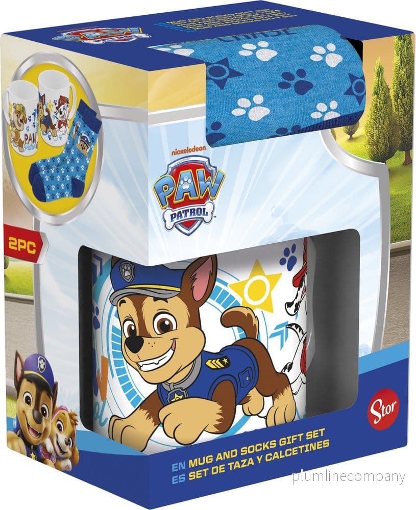 Paw Patrol Mugg och Strumpor Set Ikoner Paw Patrol Mugg och Strumpor Set Ikoner