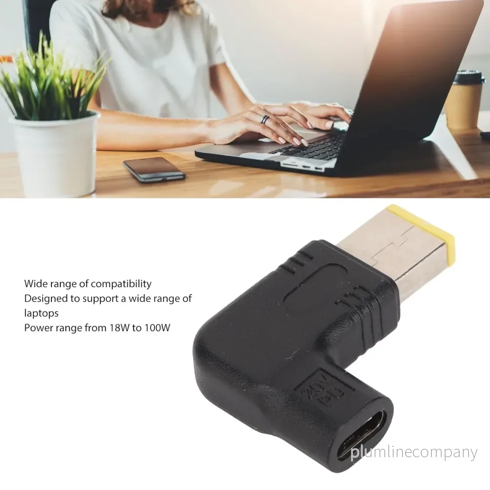 NÖRDIC USB-C adapter för Lenovo Yellow Square 100W - Bild 3