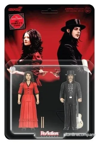 The White Stripes ReAction Actionfigurer 2-pack Våg 01 (Get Behind Me Satan) 10 cm