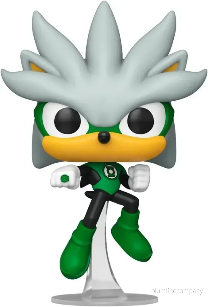 DC:s Justice League och Sonic the Hedgehog POP! Movies Figurer Silver/GL 9 cm - Bild 2