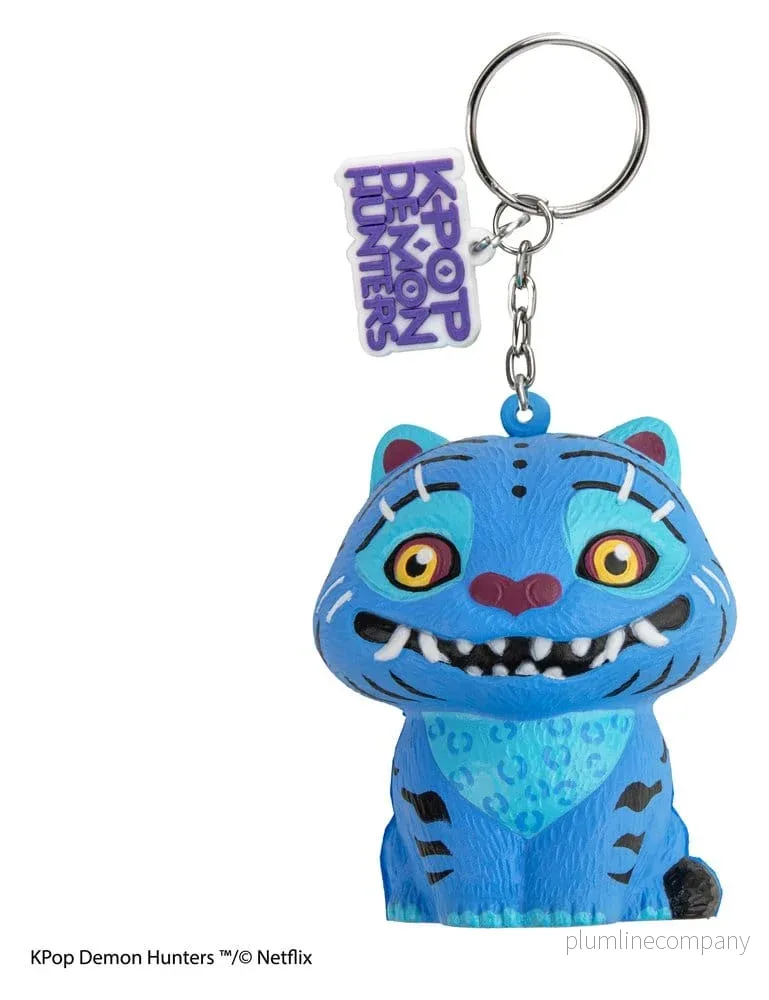 KPop Demon Hunters Mjuk Squishy Nyckelring Derpy Tiger
