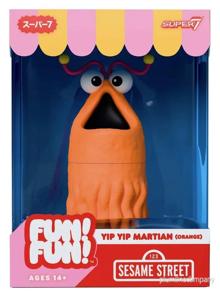 Sesame Street Rolig! Rolig! Vinylactionfigur Yip Yip Martian (Orange) 18 cm