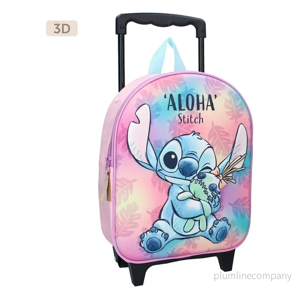 Lilo & Stitch Ryggsäck med Hjul 3D Great Escapes 32 cm Lilo & Stitch Ryggsäck med Hjul 3D Great Escapes 32 cm