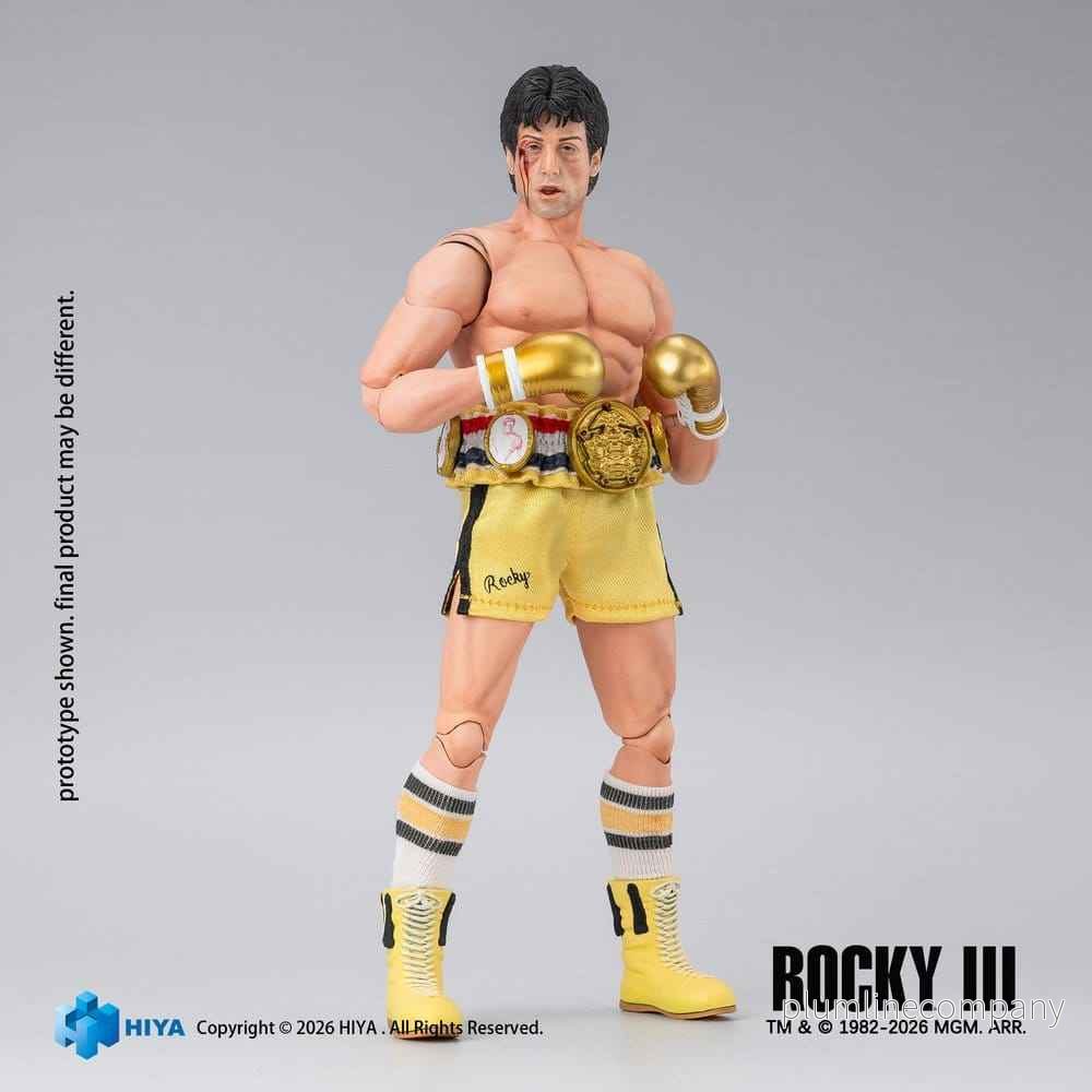 Rocky III Exklusiv Super Actionfigur 1/12 Rocky Boxare Version 16 cm - Bild 3