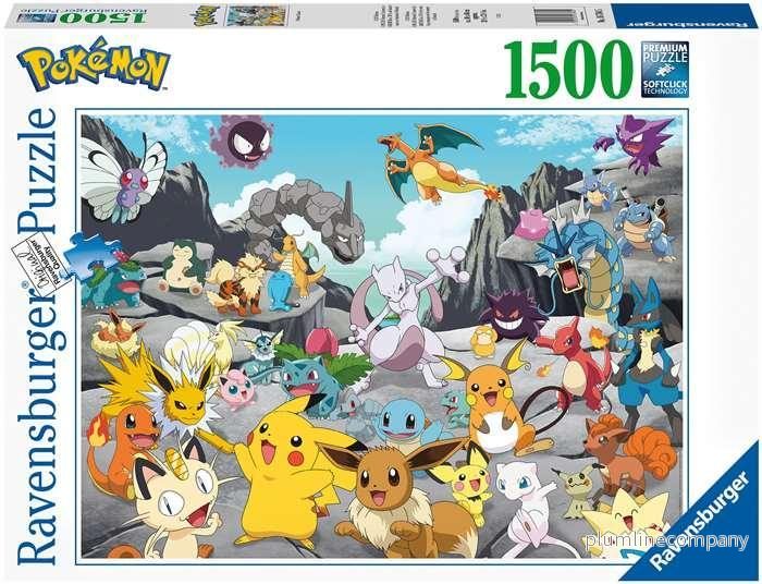 Ravensburger Pokémon Pussel 1500 Bitar – Pokémon Classics