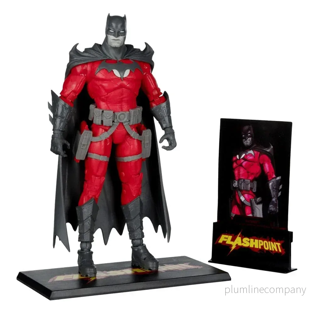DC Multiverse Action Figur Batman (Flashpoint) (Black & White Accent Edition) (Gold Label) 18 cm - Bild 3