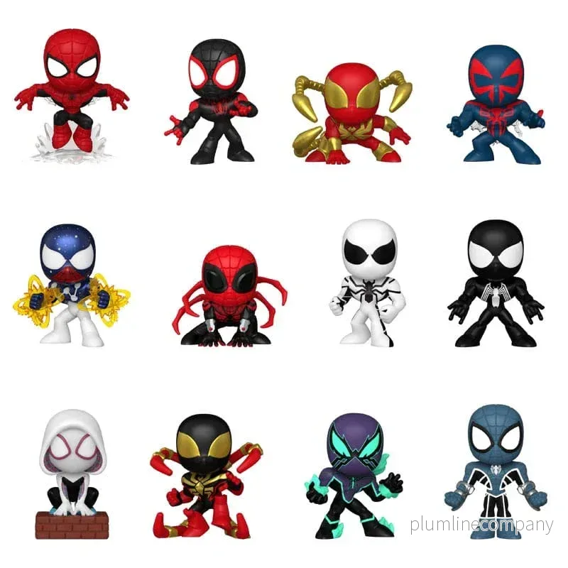 Spider-Man Mini Figures Samling 5 cm Display (12) - Bild 3