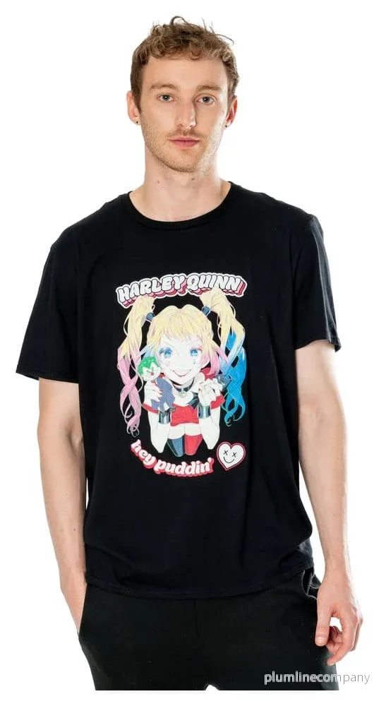 DC T-shirt Harley Quinn Anime Puddin' - Bild 2