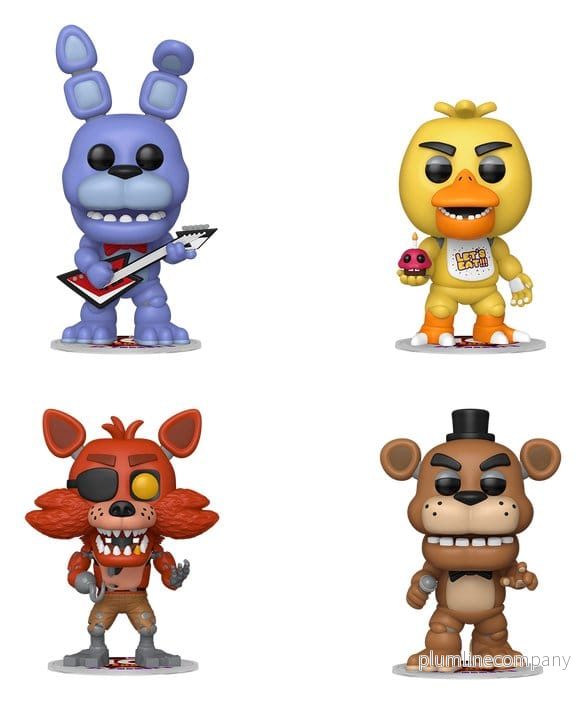 Five Nights at Freddy’s POP! Vinylfigurer 4-pack Black Friday Bundle 9 cm Five Nights at Freddy’s POP! Vinylfigurer 4-pack Black Friday Bundle 9 cm