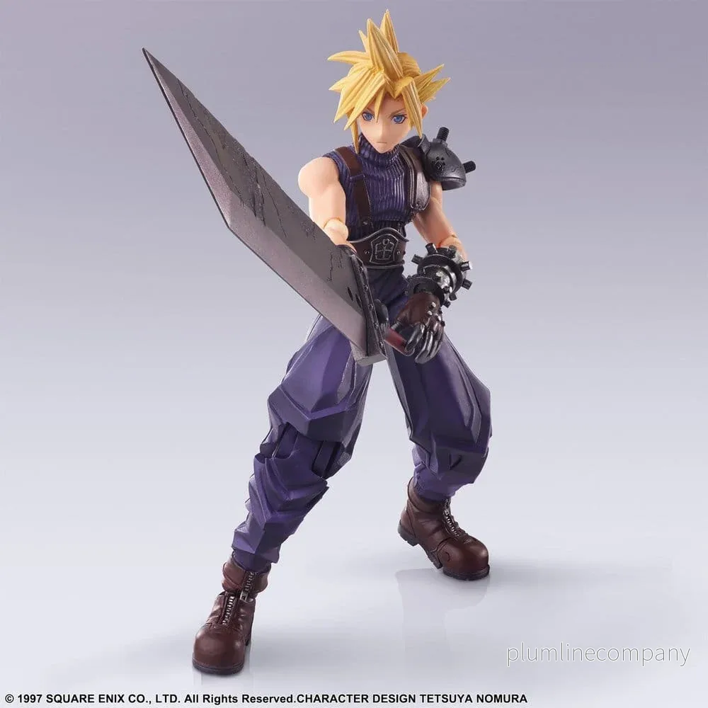 Final Fantasy VII Bring Arts Actionfigur Cloud Strife Digital Plus Edition 15 cm - Bild 3