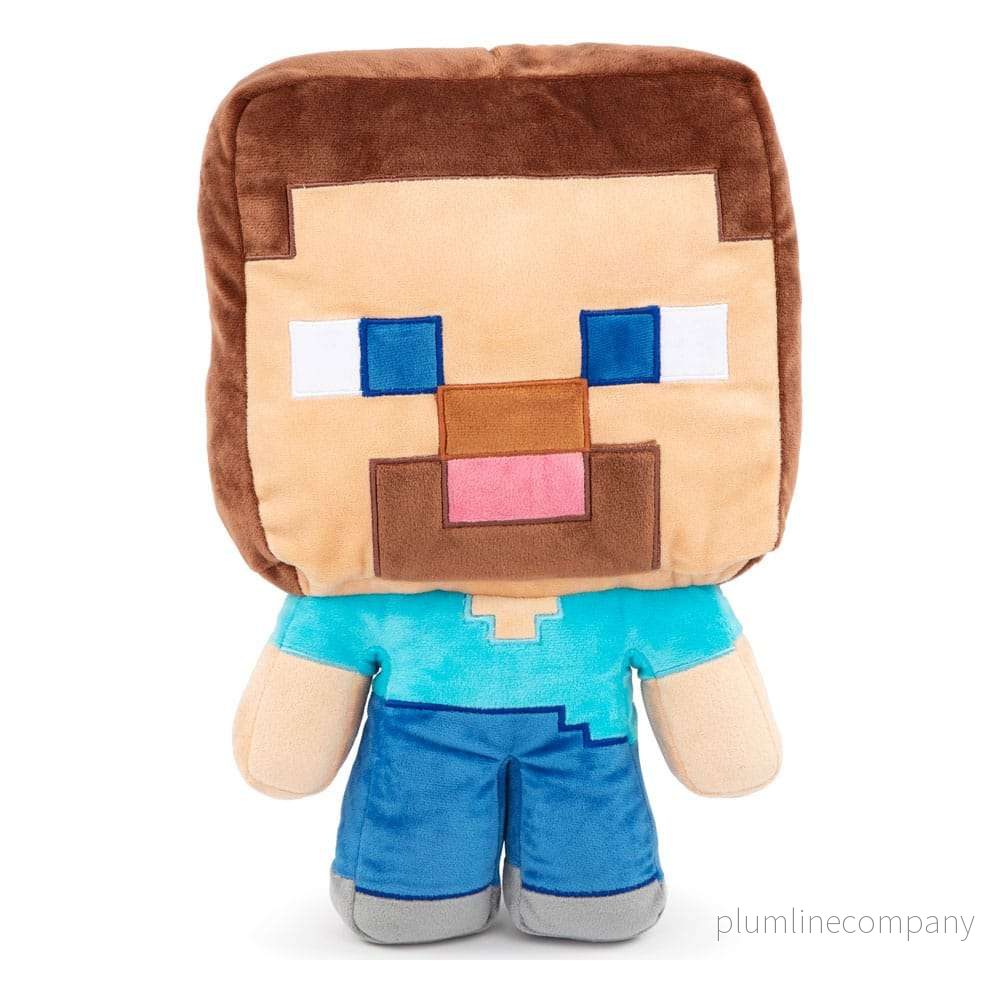Minecraft Prydnadskudde Steve 40 cm