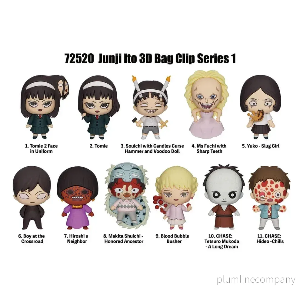 Junji Ito Collection PVC Bag Clips Serie 1 Display (24) - Bild 2