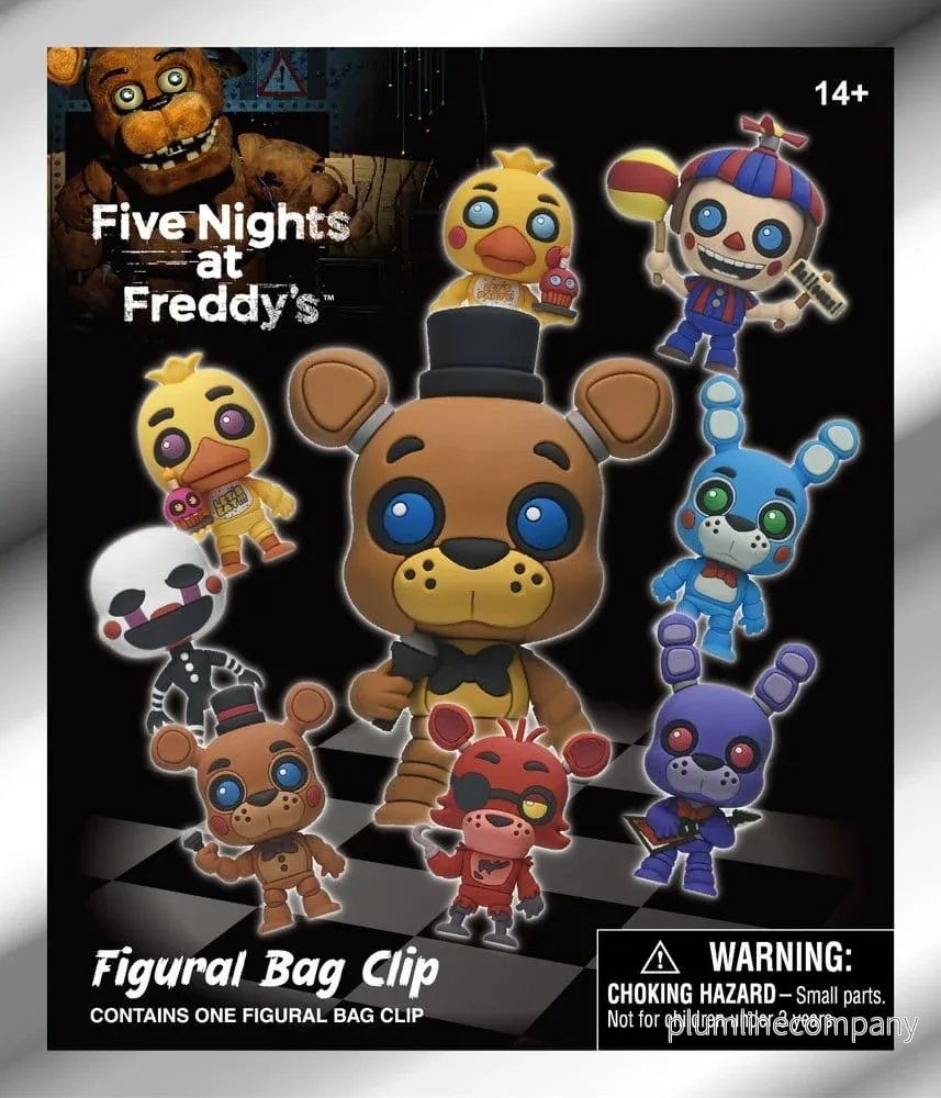 Fem Nätter på Freddys 3D PVC Påsklämma Serie 1 Förpackning med 24 Blindpåsar - Bild 3