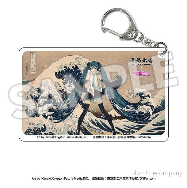 Katsushika Hokusai x Hatsune Miku Acrylic Nyckelringar Blind Box Urval (8) - Bild 3