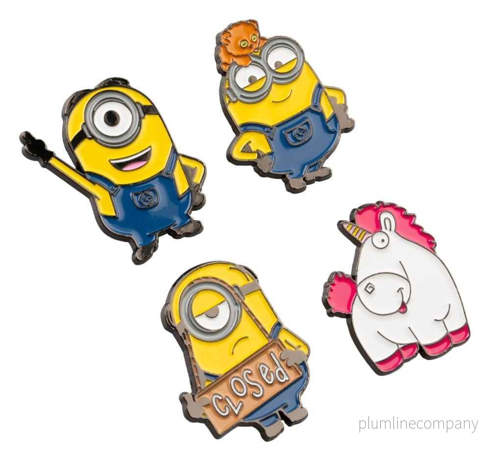 Set med 4 Minions Pin-badges - Bild 2