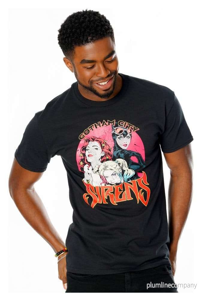 Gotham City Sirens T-shirt Vintage Poster Gotham City Sirens T-shirt Vintage Poster