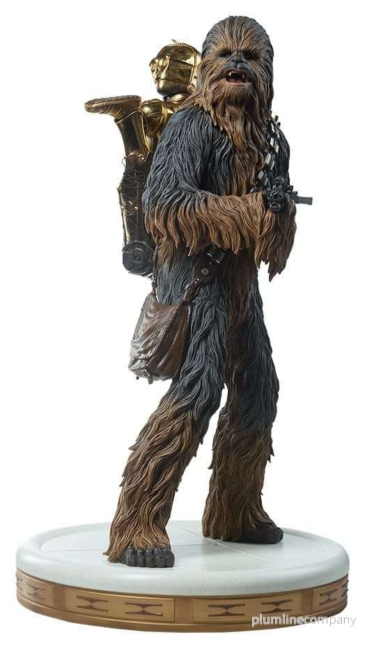 Star Wars Premium Format Figure Chewbacca och C-3PO 63 cm
