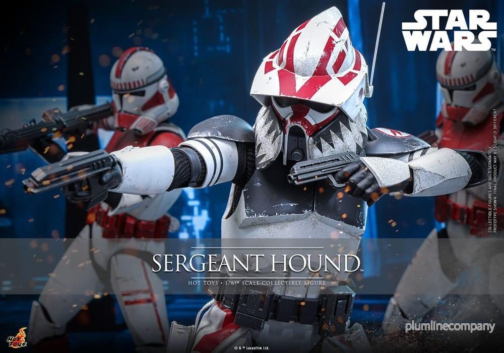 Star Wars: The Clone Wars Action Figur 1/6 Sergeant Hound 30 cm - Bild 3